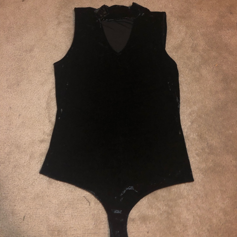 Velvet bodysuit